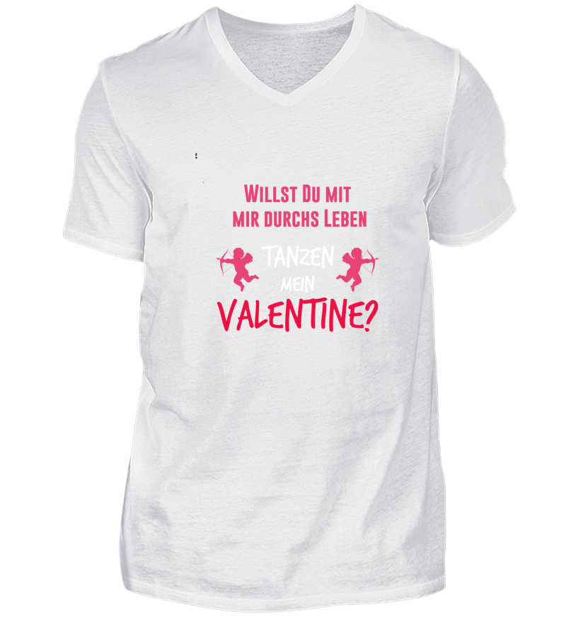 Men T-shirt with V-Neck