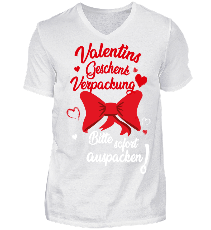 Men T-shirt with V-Neck
