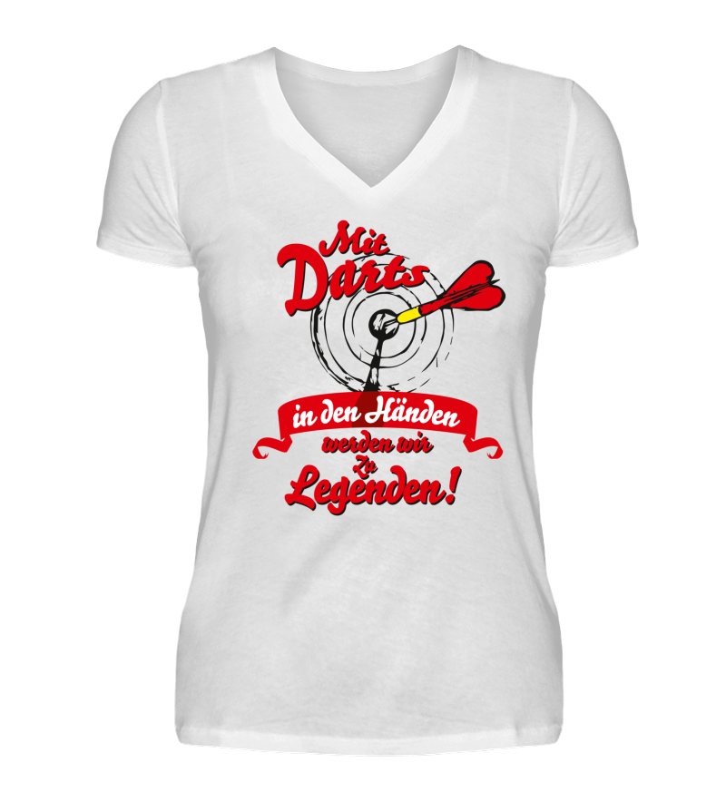 Women T-shirt with V-Neck