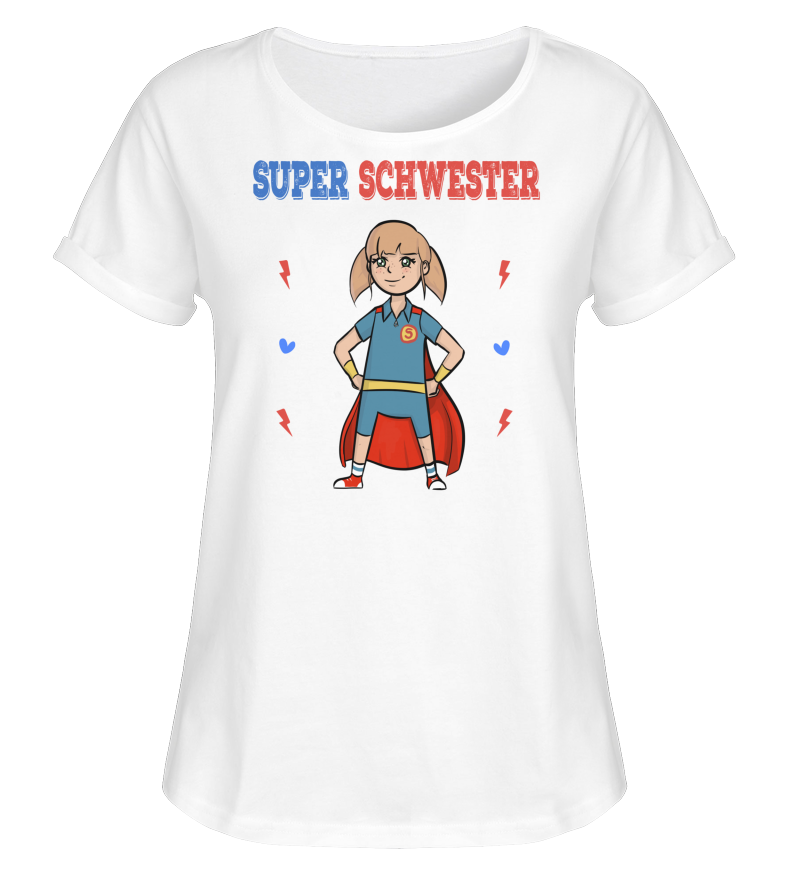 Women Rolled Sleeve T-shirt 