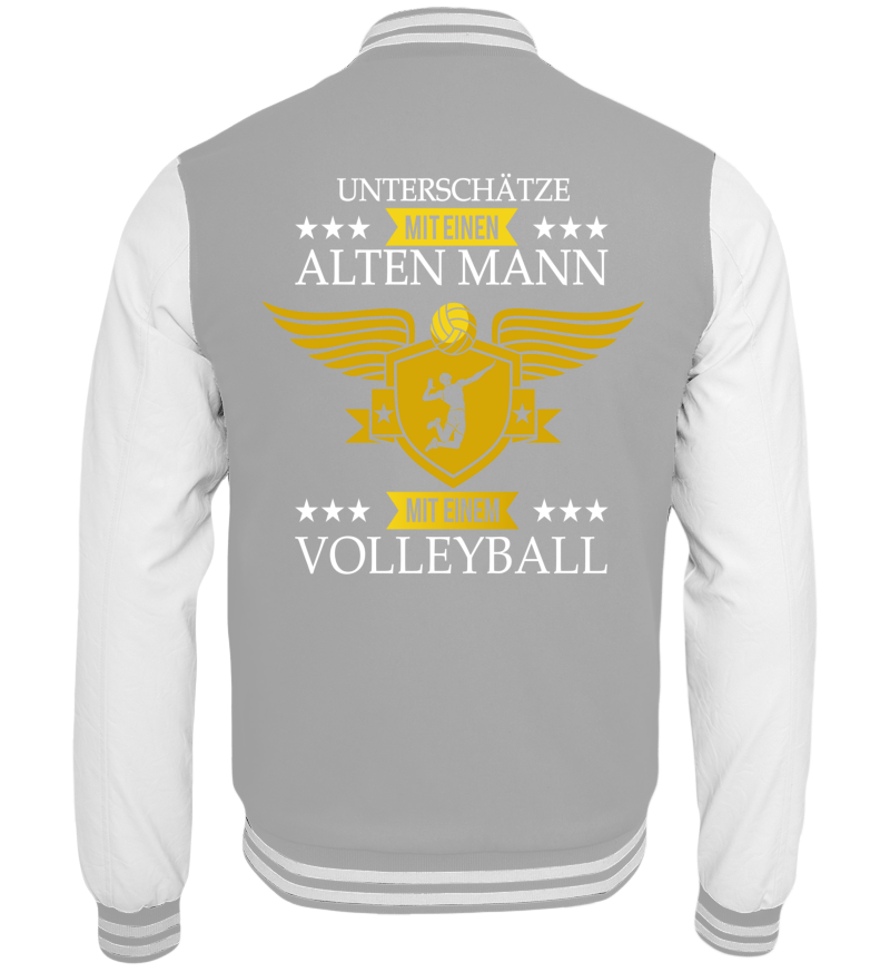 College Jacket with print on the backside