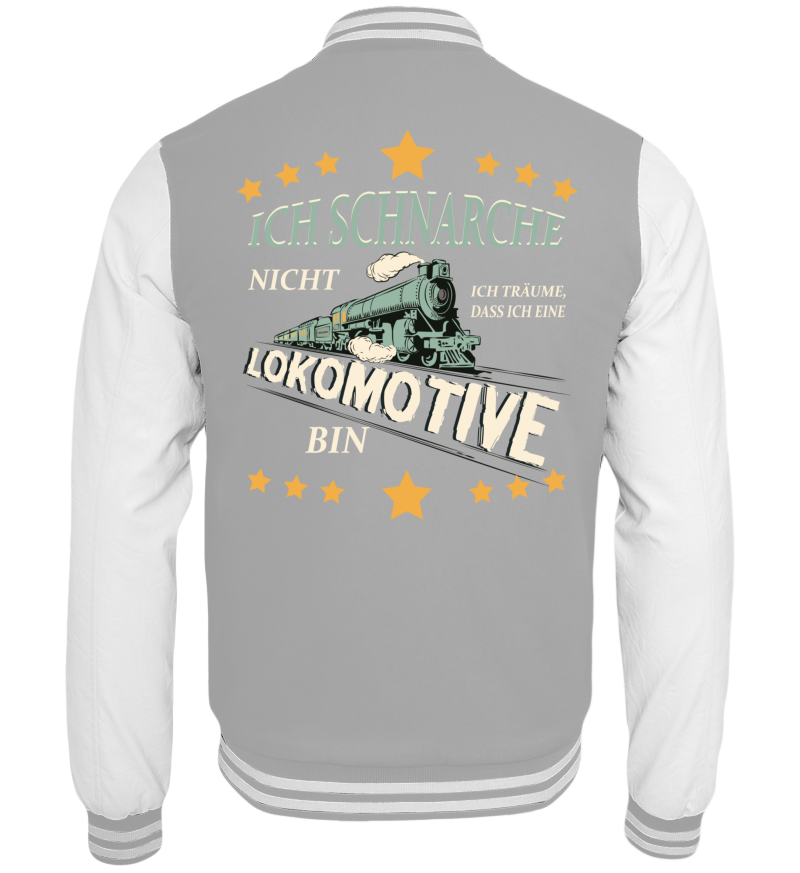College Jacket with print on the backside