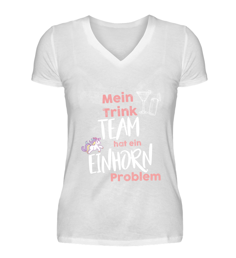 Women T-shirt with V-Neck