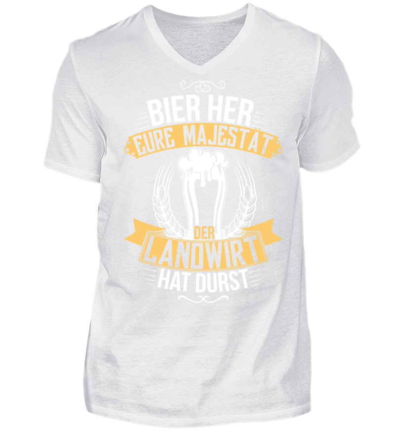 Men T-shirt with V-Neck