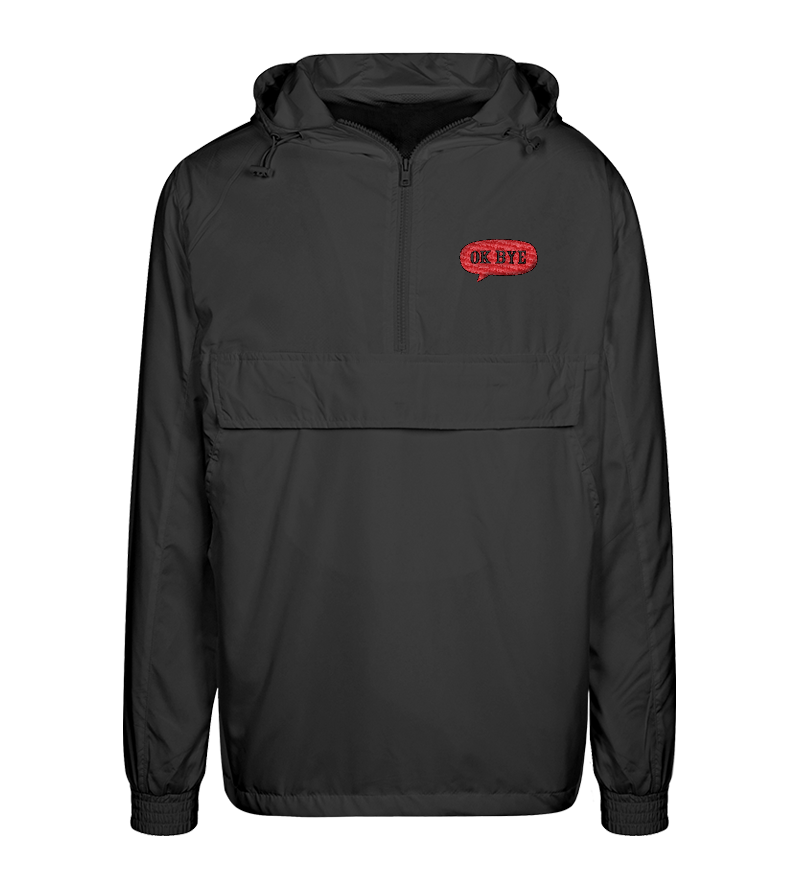 Urban Packable Jacket with Embroidery
