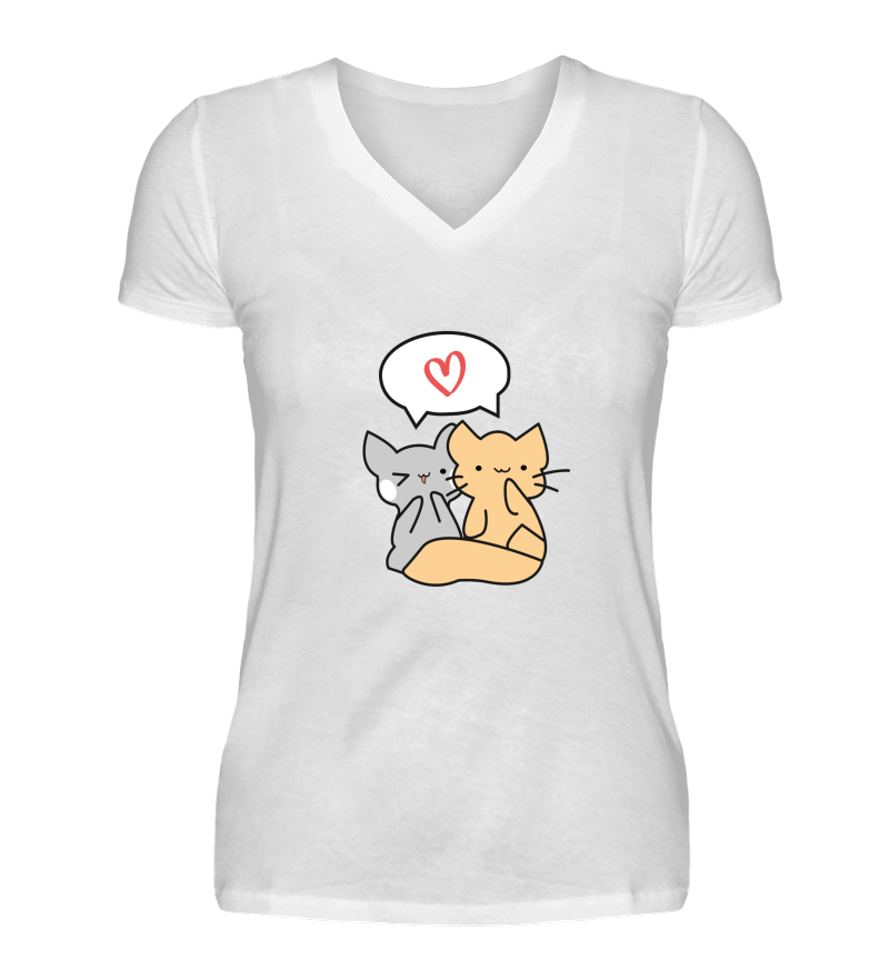 Women T-shirt with V-Neck