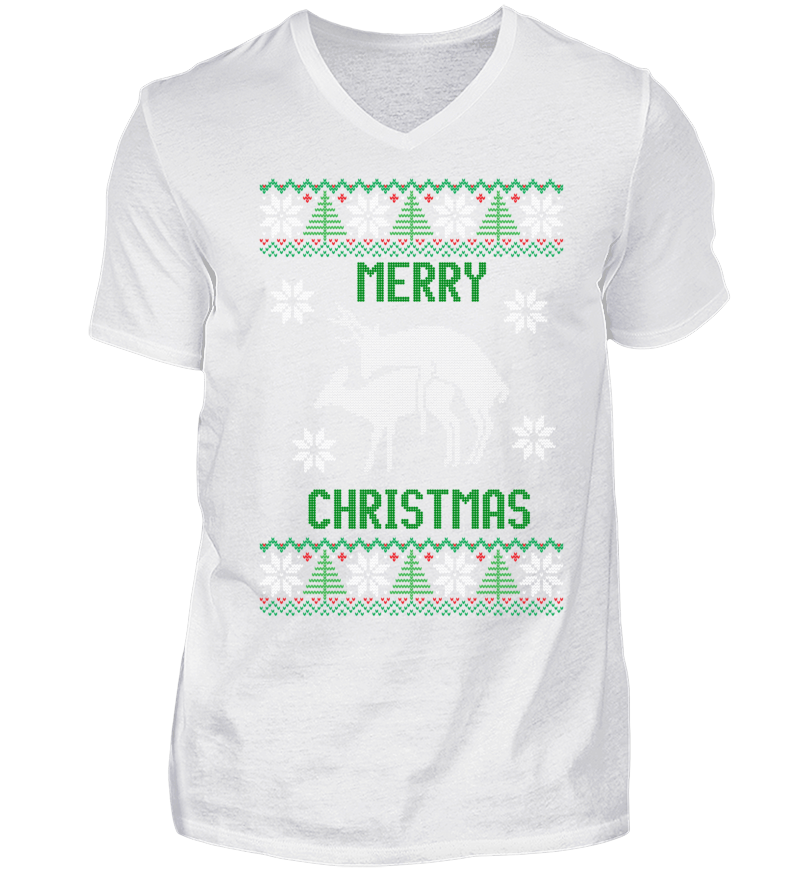 Men T-shirt with V-Neck
