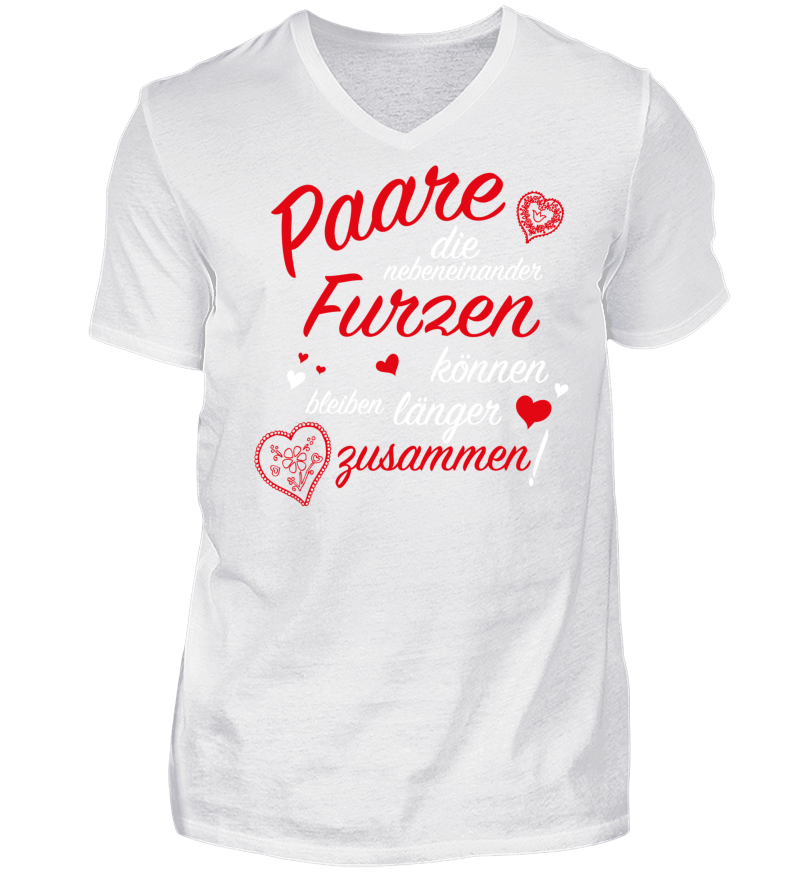 Men T-shirt with V-Neck