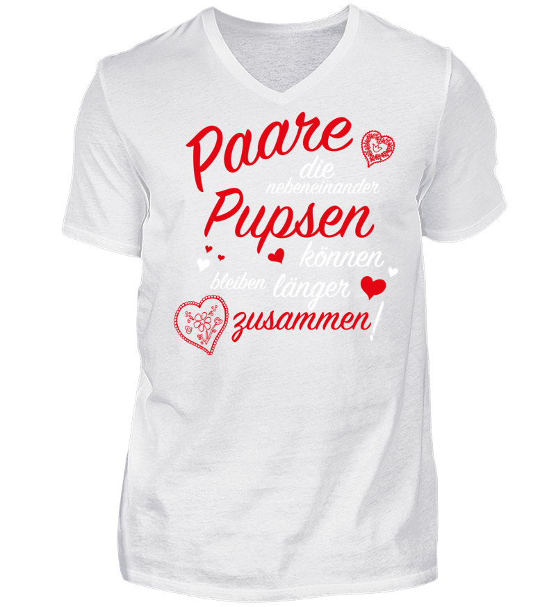 Men T-shirt with V-Neck