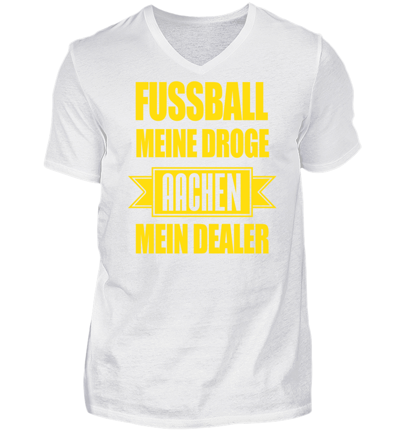 Men T-shirt with V-Neck