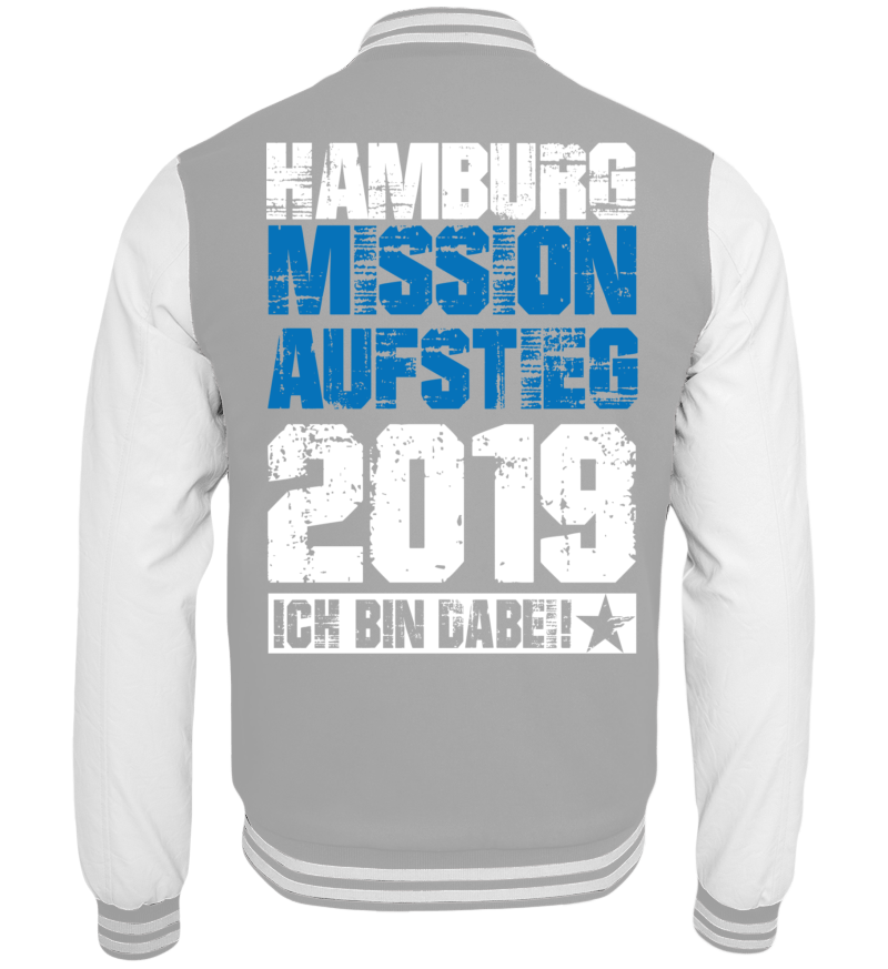 College Jacket with print on the backside