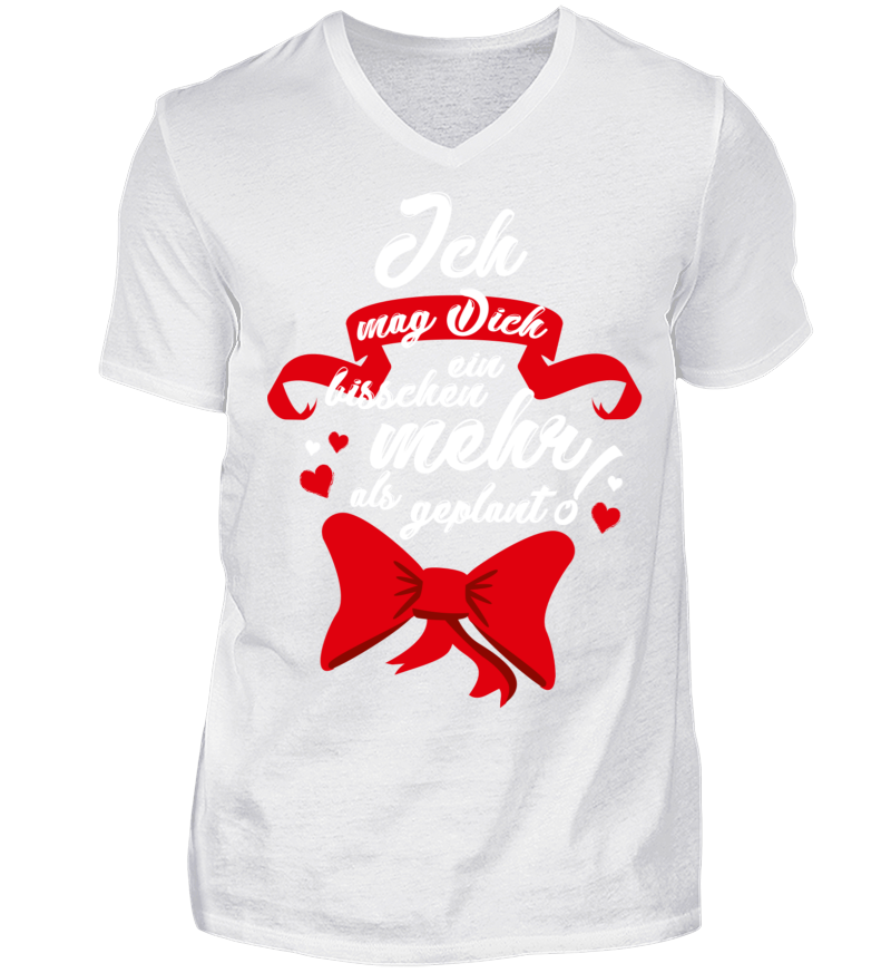Men T-shirt with V-Neck
