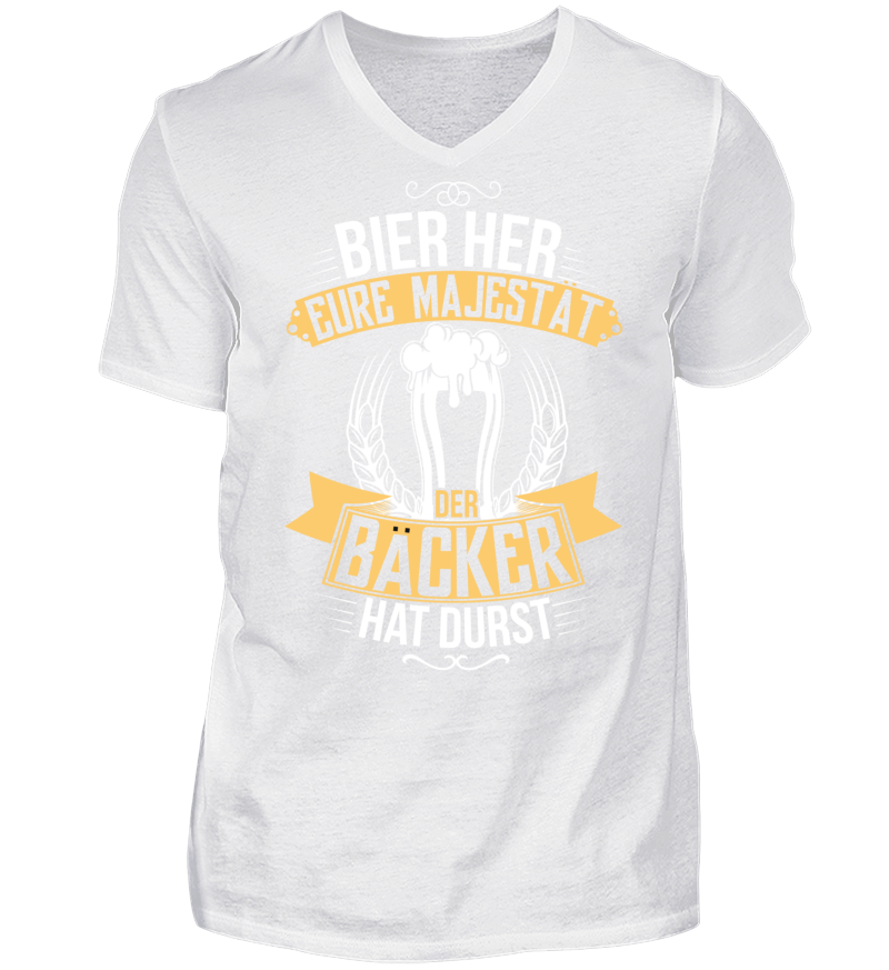 Men T-shirt with V-Neck