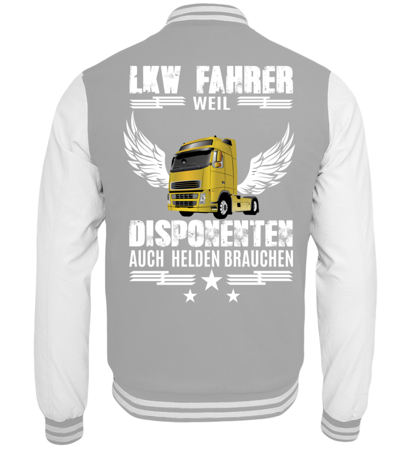College Jacket with print on the backside