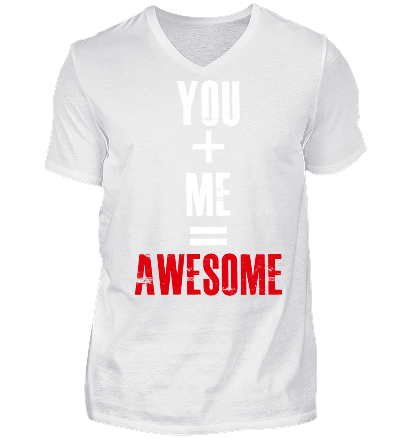 Men T-shirt with V-Neck