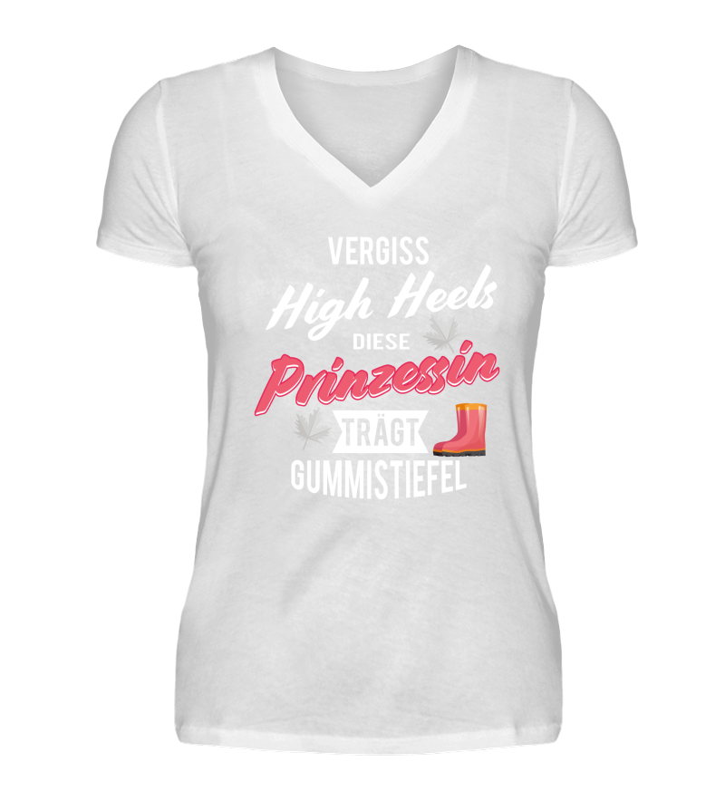 Women T-shirt with V-Neck