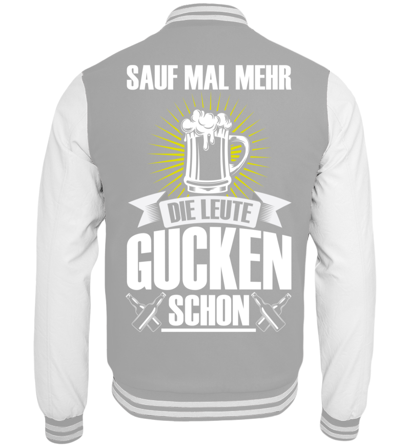 College Jacket with print on the backside