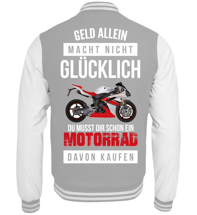 College Jacket with print on the backside