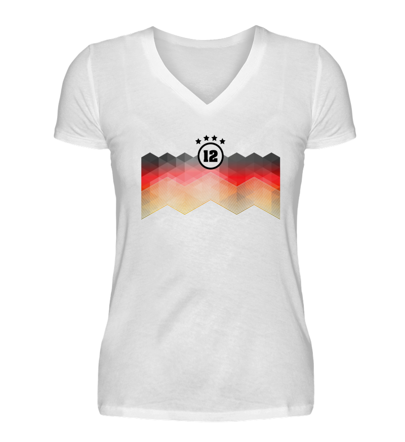 Women T-shirt with V-Neck