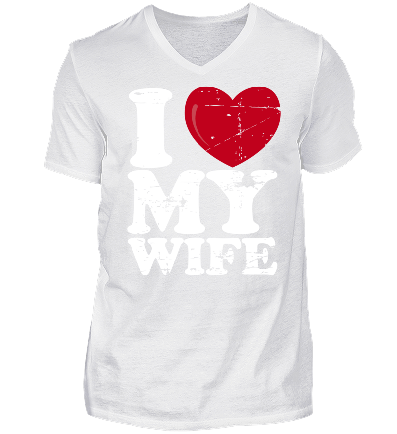 Men T-shirt with V-Neck