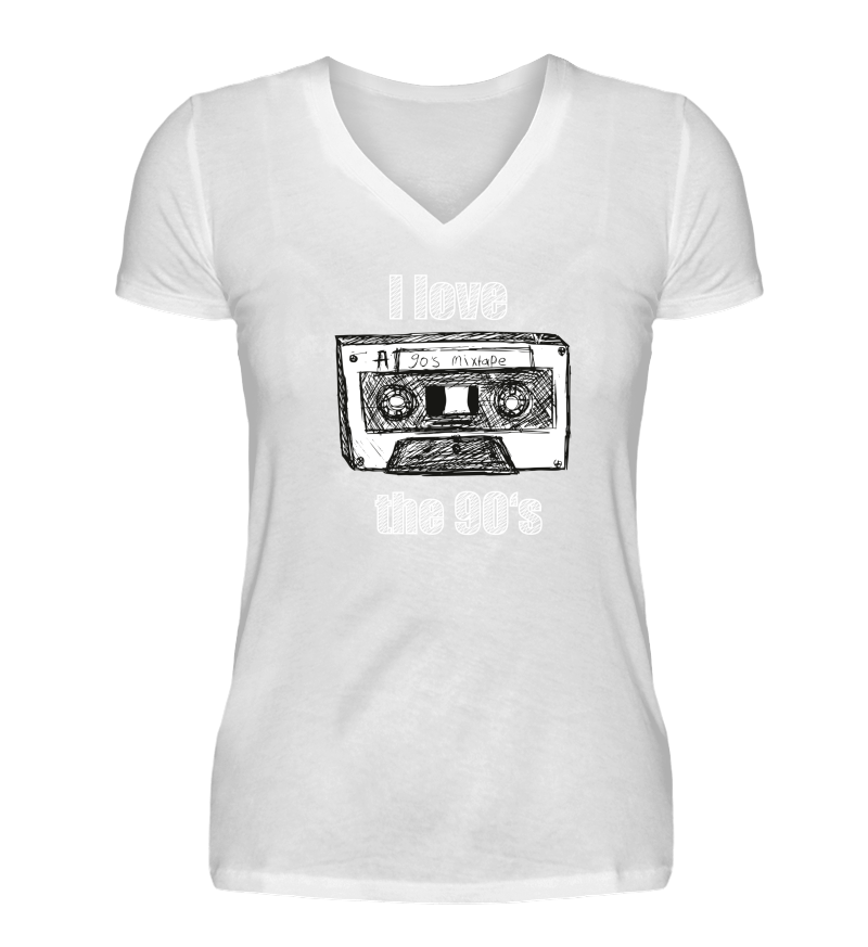 Women T-shirt with V-Neck