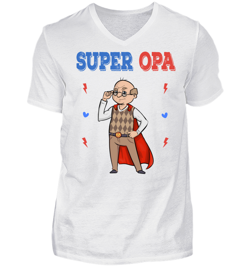 Men T-shirt with V-Neck