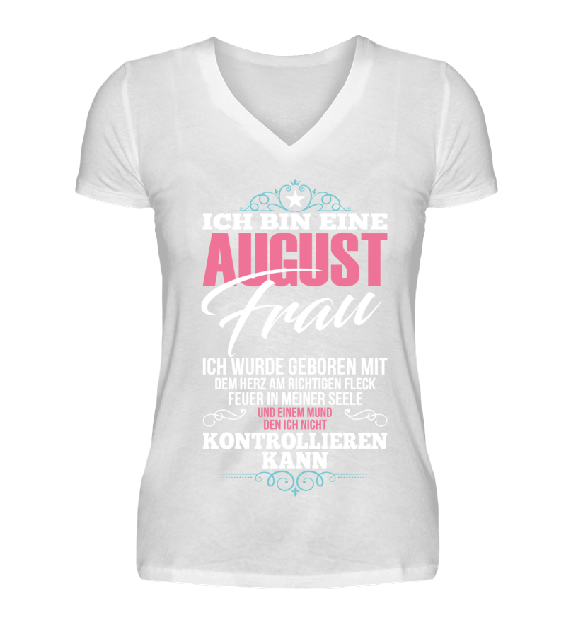 Women T-shirt with V-Neck