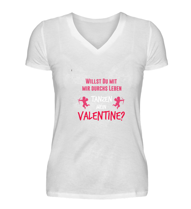 Women T-shirt with V-Neck